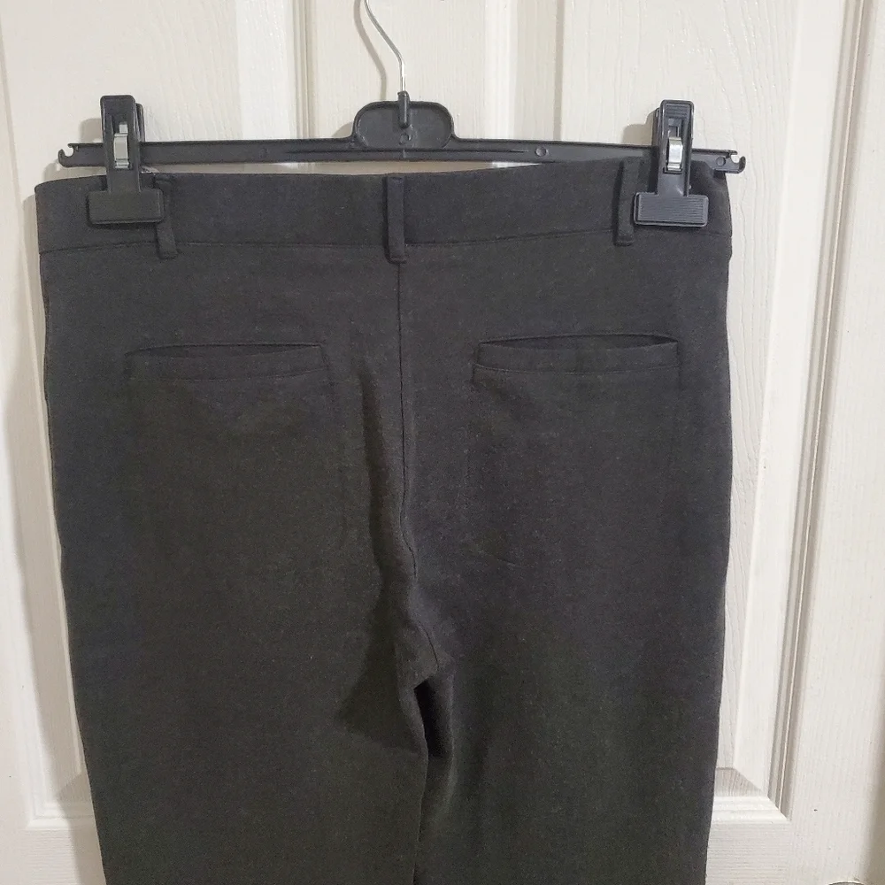 Betabrand Women Yoga Stretch Dress Pants Bootcut Leg Size Large Charcoal Gray - Picture 4 of 6